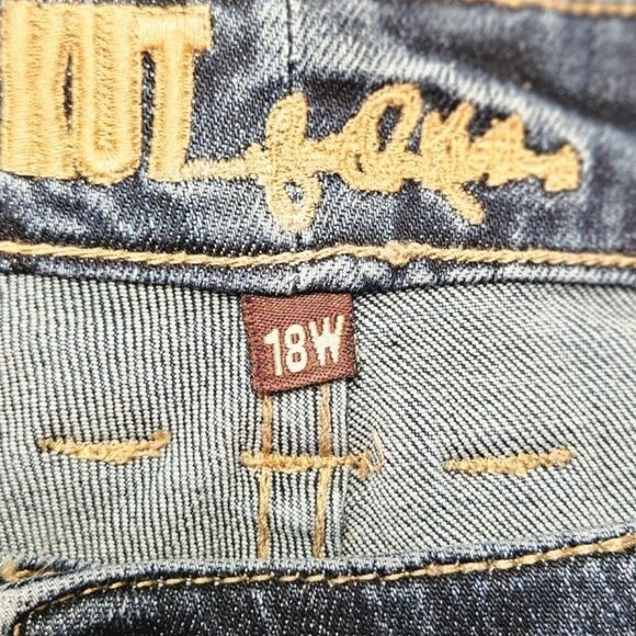 KUTβFROM THE KLOTH Women's Plus Size Dark Stone Wash High Rise Jeans SIZE 18W - Picture 8 of 12